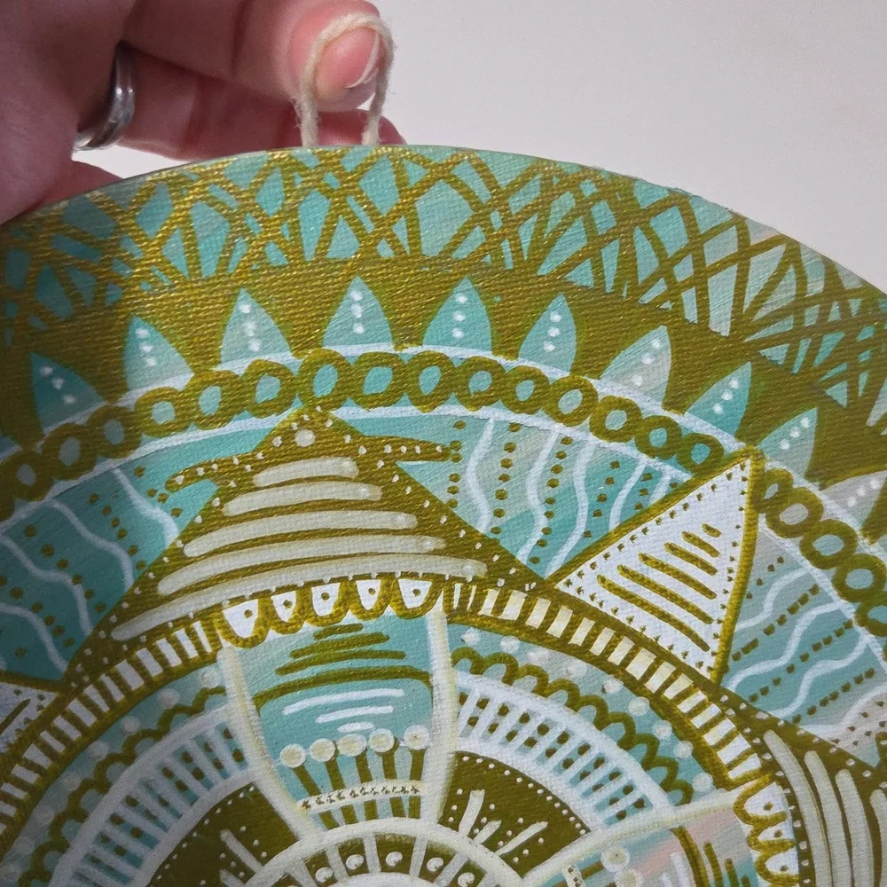 Hand-Painted Mandala - Original Art🎨